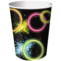 Glow Party 9 oz. Paper Cups (8)