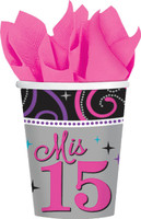 Mis Quince Anos 9oz. Cups (8)
