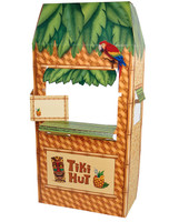 Jungle Party Tiki Hut Cardboard Cutout Standee - 5.5' Tall