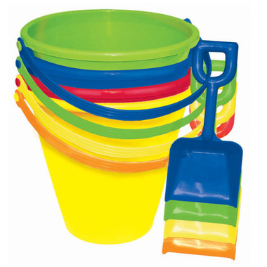 Beach Pail with Shovel Assorted - ThePartyWorks