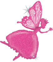 Fairy Princess Silhouette Jumbo Foil Balloon