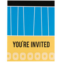 Blue, Black and Yellow Invitations (8)
