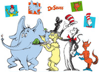Dr Seuss Character Group Shot Stand In