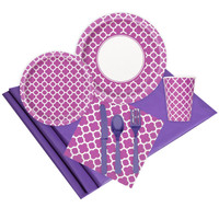 Quatrefoil Pretty Purple Event Pack