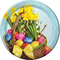 Easter Basket 9" Dinner Plates