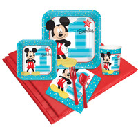Mickey Mouse 1st Birthday Party Pack (24)