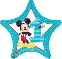 Disney Mickey Mouse 1st Birthday Foil Balloon (1)