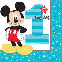 Disney Mickey Mouse 1st Birthday Lunch Napkins (16)