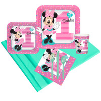 Minnie Mouse 1st Birthday Party Pack (24)