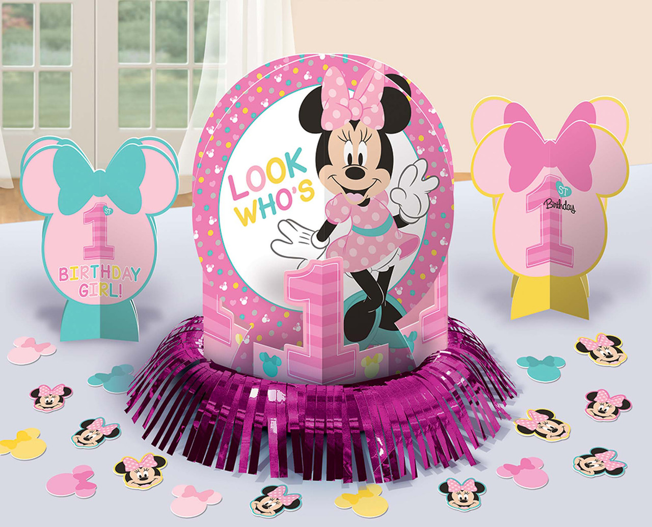 Minnie Birthday Party Supplies - Minnie Theme Mouse Nepal | Ubuy