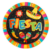 Fiesta Fun Banquet Dinner Plates