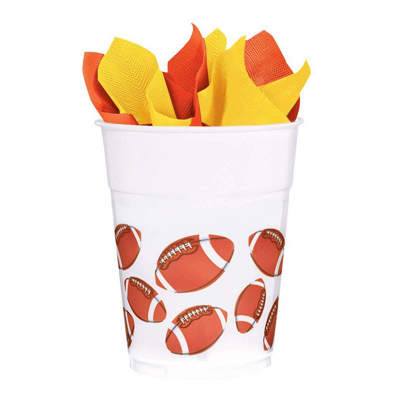 Football Fan 14 oz. Plastic Cups ThePartyWorks