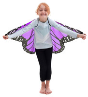Purple and Pink Butterfly Wings