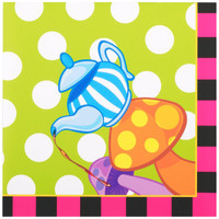 Topsy Turvy Tea Party Lunch Napkins