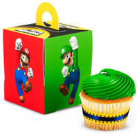 Super Mario Bros. Cupcake Boxes (Pack of 4)