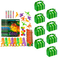 Dinosaur Adventure Filled Favor Box Kit  (For 8 Guests)