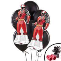 Power Rangers Ninja Steel Jumbo Balloon Bouquet Kit