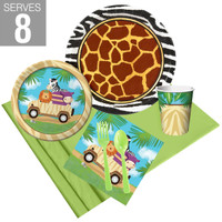 Wild Safari Party Pack For 8