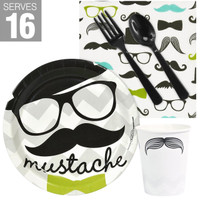Mustache Man Snack Pack For 16