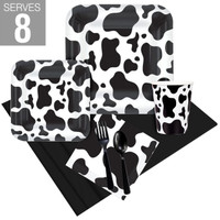 Cow Print Party Pack For 8