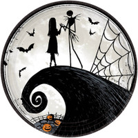 Nightmare Before Christmas 9 Round Lunch Plate (8)