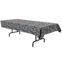 Stone Wall Plastic Tablecover