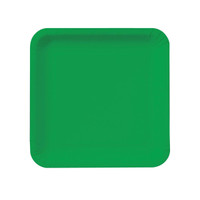 Emerald Green Square Dessert Plates