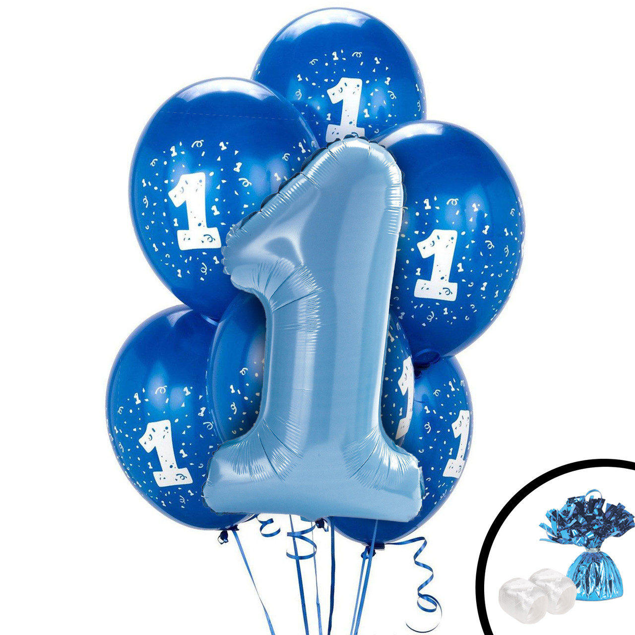 1 year birthday balloons