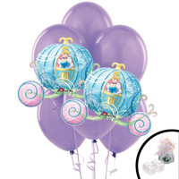 Princess Carriage  Jumbo Balloon Bouquet