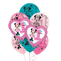 Minnie 1st Birthday 8 pc Balloon Kit