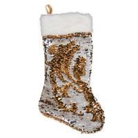 Gold & Silver Reversible Sequin Stocking