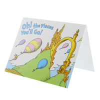 Dr. Seuss Oh The Places You'll Go DIY Notecard
