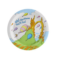 Dr. Seuss Oh The Places You'll Go Dessert Plate (8)