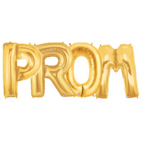 Jumbo Gold Foil Balloons-PROM