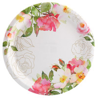 Blooming Elegance Roses Dinner Plate (8)