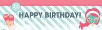 Little Spa Party Birthday Banner