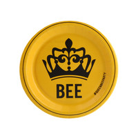 Queen Bee Yellow Dessert Plate (8)