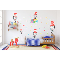 Dr. Seuss Cat’s Meow Cat in the Hat Giant Wall Decal