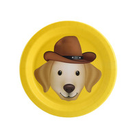 Puppy Dog Paw-ty Yellow Lab Dessert Plate (8)