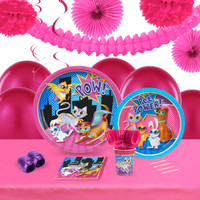 Super Hero Pets 16 Guest Tableware & Deco Kit