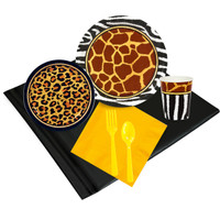 Safari Animal Adverture 24 Guest Party Pack  