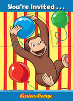 Curious George Invitations