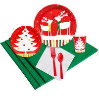 Reindeer Christmas Party 24 Guest Party Pack  
