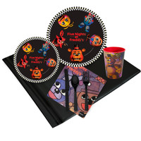 Five Nights at Freddy's 16 Guest Pack with 16 oz Cups