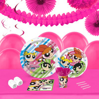 Power Puff Girls 16 Guest Tableware & Deco Kit