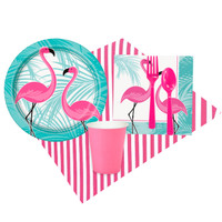 Pink Flamingo Party 8 Guest Party Pack