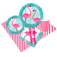 Pink Flamingo Party 24 Guest Party Pack