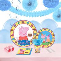Peppa Pig 16 Guest Tableware & Deco Kit