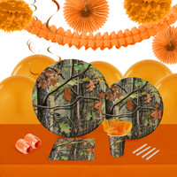 Hunting Camo 16 Guest Tableware & Deco Kit