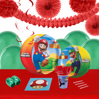Super Mario Brothers 16 Guest Tableware & Deco Kit